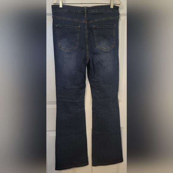 Blue Bootcut Jeans Regular Rise - Picture 2 of 3